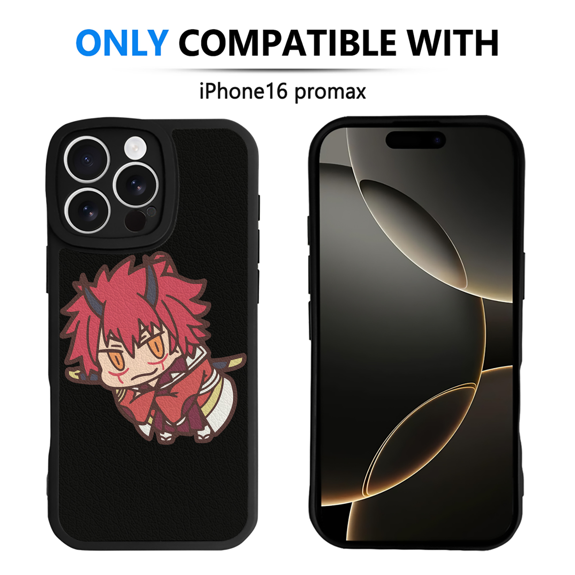 （画像用） 転スラ Regarding Reincarnated to Slime 【iPhone 16シリーズ対応】シリコンスマホケース（レザー調） 材質：シリコン